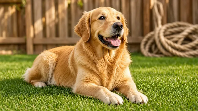 Golden evening light on a mowed lawn (illustrative image)